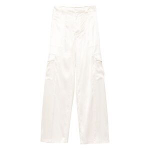 Phoebe Philo Women Silk Cargo Trousers